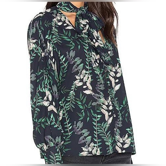 House of Harlow 1960 X Revolve Falling Leaves Stelle Blouse Top Size Small - Picture 7 of 7